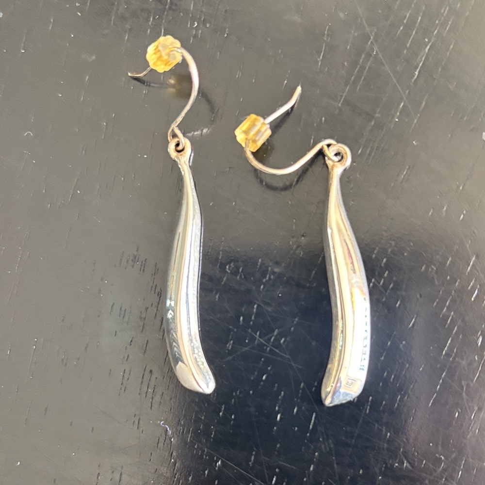 Elegant Silver Drop Earrings